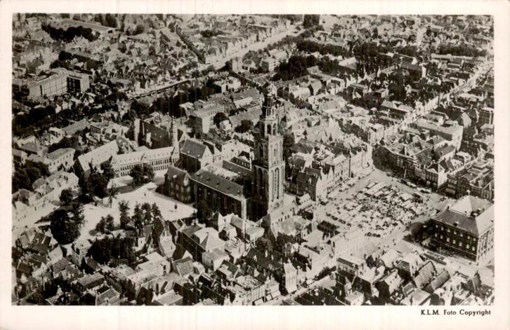 Groningen- martinitoren, Verzamelen, Ansichtkaarten | Nederland, Ongelopen, Groningen, Voor 1920, Ophalen of Verzenden