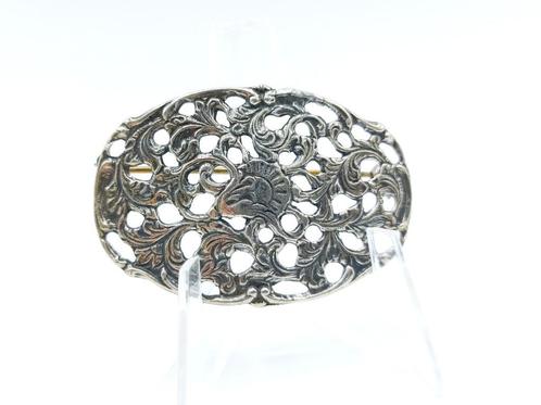 Zilveren broche, G.J. van den Bergh, Schoonhoven, Sieraden, Tassen en Uiterlijk, Broches, Zo goed als nieuw, Zilver, Zilver, Verzenden