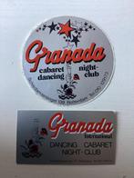 Sticker en visitekaartje Granada nightclub Rotterdam, Verzenden, Zo goed als nieuw