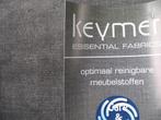 Keymer Moss; donkergrijs; 3 meter velours meubelstof; NU 75€, Hobby en Vrije tijd, Stoffen en Lappen, 200 cm of meer, Nieuw, Grijs