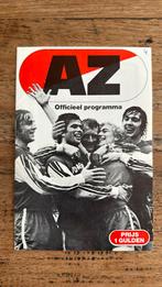 Programma AZ-Go Ahead Eagles 17 augustus 1975, Verzamelen, Sportartikelen en Voetbal, Overige typen, Gebruikt, Ophalen of Verzenden