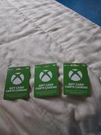 xbox gift card 3x25 euro 20 euro per stuk, Eén persoon, Cadeaubon
