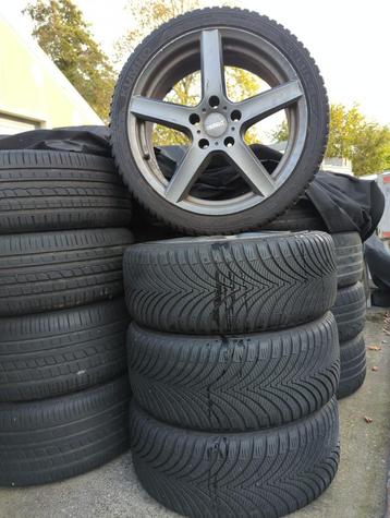 5x120 18" 8J ET35 BMW Opel Velgen Breedset All Season  beschikbaar voor biedingen