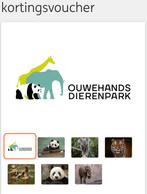 Ouwehands dierenpark 10 euro korting, Eén persoon, Kortingskaart