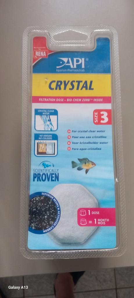 Api crystal                        Filter dosis bio chem zor, Dieren en Toebehoren, Vissen | Aquaria en Toebehoren, Zo goed als nieuw