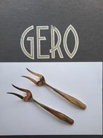 2 x GERO vleesvorkje 692 Gentle GN<GERO>90 periode 1930-1958, Antiek en Kunst, Antiek | Bestek, Verzenden
