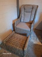 Ligstoel met kussens en voetbank - Garden Duiven, Ophalen