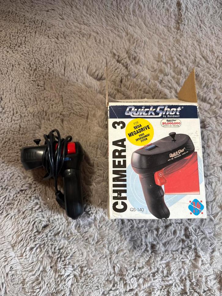 QuickShot Chimera 3 controller Sega Megadrive - Met Doos!, Spelcomputers en Games, Spelcomputers | Overige, Gebruikt, Ophalen of Verzenden