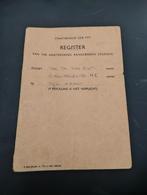 🔴Staatsbedrijf der PTT register van ter aantekening stukken, Ophalen of Verzenden, Gelezen