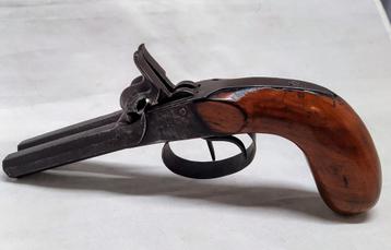 Percussie pistool, antiek, rond 1840, legaal