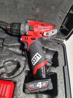 Milwaukee M12 FPD 12V Li-Ion accu slagsboormachine, Ophalen of Verzenden, Milwaukee, N.v.t, N.v.t