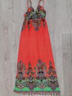 Lange jurk lang143cm Hip&Chic XS oranje/rood etc. 2xGedragen, Overige kleuren, Nieuw, Hip&Chic, Ophalen of Verzenden