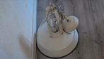 Witte hanglamp, Huis en Inrichting, Lampen | Hanglampen, Ophalen, Gebruikt, Minder dan 50 cm