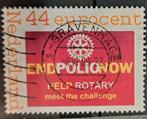 Persoonlijke postzegel End polio now, Verzenden