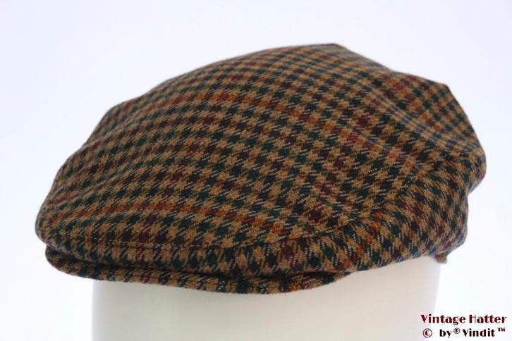 flatcap Platte pet Christy beige bruin 54,5 en 55 nieuw, Kleding | Dames, Hoeden en Petten, Nieuw, Pet, 55 cm (S, 6⅞ inch) of minder