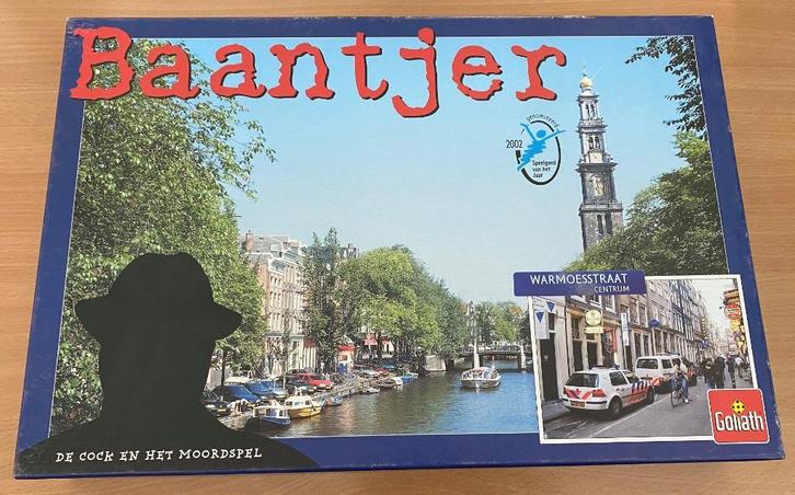 Baantjer, De cock en het moordspel, Hobby en Vrije tijd, Gezelschapsspellen | Bordspellen, Zo goed als nieuw, Drie of vier spelers