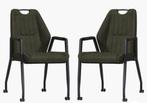 4 mooie eetkamerstoelen, Huis en Inrichting, Ophalen, Gebruikt, Overige kleuren, Metaal