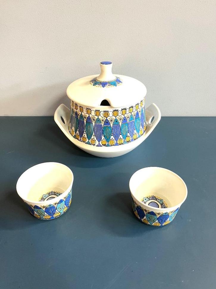 Clupea terrineTuri Gramstad Oliver Figgjo Flint Noorwegen, Huis en Inrichting, Keuken | Servies, Gebruikt, Overige typen, Overige stijlen