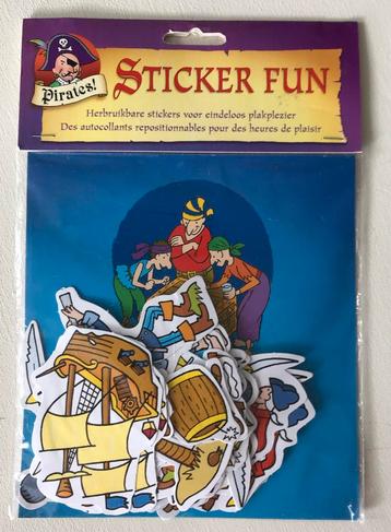 Nieuw Herbruikbare stickers piraat piraten sticker fun beschikbaar voor biedingen