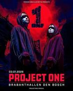 PROJECT ONE VWAB ZATERDAG 2x ticket, Tickets en Kaartjes, Concerten | Dance, Twee personen