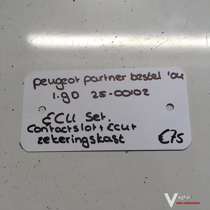 Peugeot Partner bestel 1.9D 2004 2500102    Contactslot met, Auto-onderdelen, Elektronica en Kabels, Gebruikt, Ophalen of Verzenden
