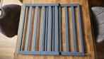 2x Grijs houten traphekje compleet, Ophalen, Gebruikt, 100 tot 115 cm, Klemhekje