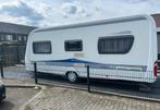 Hobby excelsior 540 2009 airco / mover, Caravans en Kamperen, Caravans, Rondzit, Hobby, Frans bed, 7 tot 8 meter