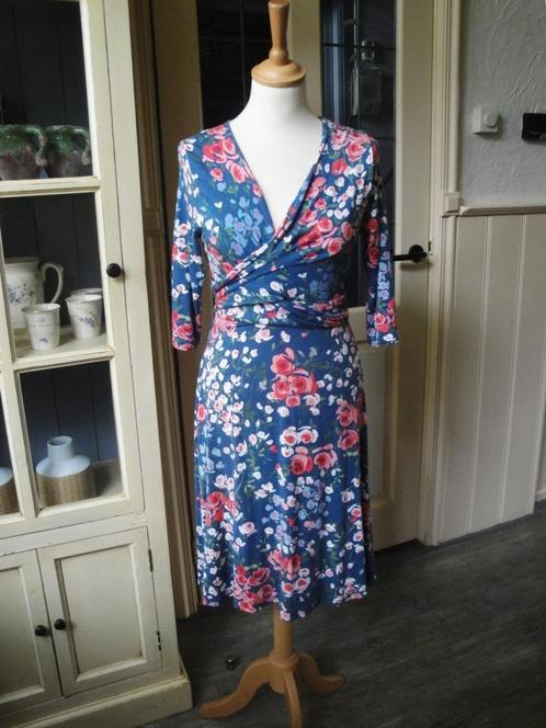 Bloemenjurkje SUGAR LIPS maat S (nieuwstaat), Kleding | Dames, Jurken, Zo goed als nieuw, Maat 36 (S), Blauw, Knielengte, Ophalen of Verzenden