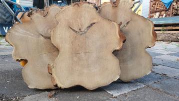 Boomschijven schaaldelen eiken acacia epoxy tafel bruiloft beschikbaar voor biedingen
