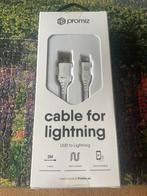 Promiz Lightning to USB kabel 3 meter Made For iPhone, Ophalen of Verzenden, Nieuw, Apple iPhone