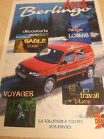 Uit 2000 Citroën Berlingo 4x4 Dangel folder izgst zeldzaam, Ophalen of Verzenden, Zo goed als nieuw, Citroën