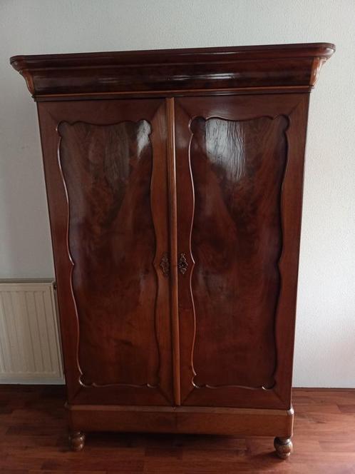 Biedermeier meidenkast antieke linnenkast demontabel, Antiek en Kunst, Antiek | Meubels | Kasten, Ophalen