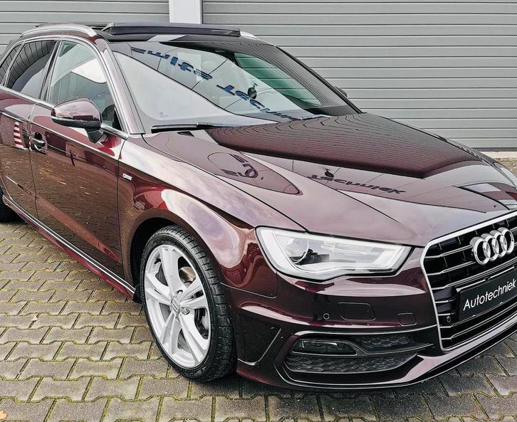 Audi A3 1.4Tfsi sportback S-triptronic 3X S-line Uniek kleur, Auto's, Audi, Particulier, A3, Airbags, Airconditioning, Alarm, Bluetooth