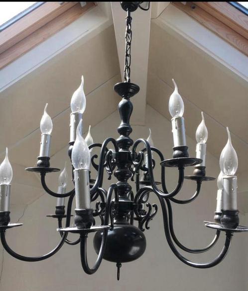 Vintage Kroonluchter, Huis en Inrichting, Lampen | Kroonluchters, Gebruikt, Metaal, Ophalen