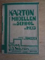 Kartonmodellen voor School en Huis - H. van Tongeren, Antiek en Kunst, Ophalen of Verzenden, H. van Tongeren