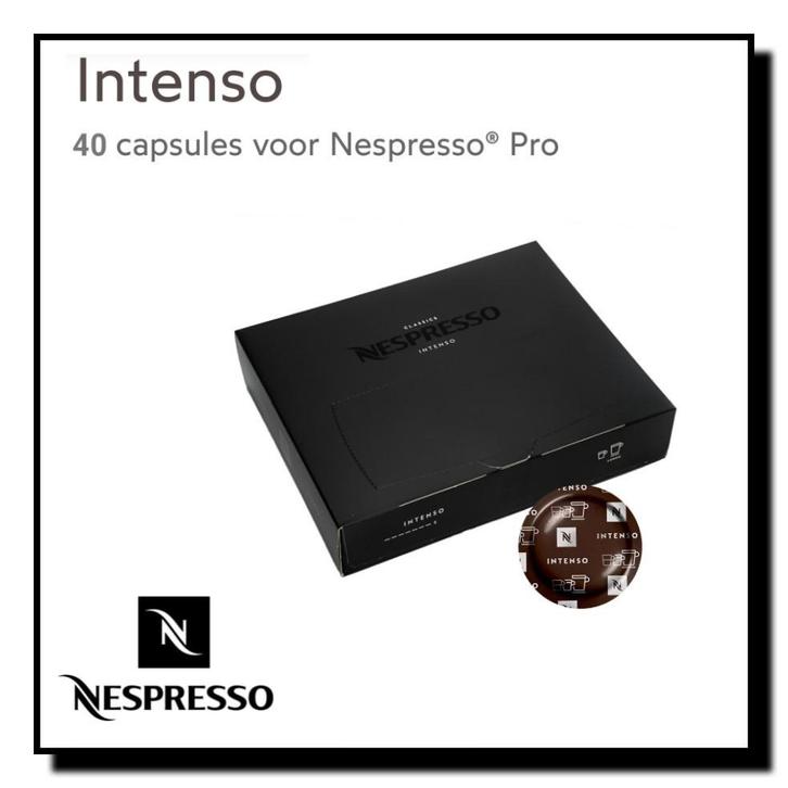Nespresso Pro Intenso capsules pads proffesional koffie, Witgoed en Apparatuur, Koffiemachine-accessoires, Nieuw, Ophalen of Verzenden