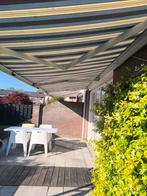 Zonnenscherm 6,2 meter, Tuin en Terras, Zonneschermen, Ophalen, Zo goed als nieuw, Knikarmscherm, Elektrisch
