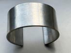 Vintage tin armband, gesigneerd Jorgen Jensen Denmark, cuff, Sieraden, Tassen en Uiterlijk, Ophalen of Verzenden, Gebruikt, Zilver