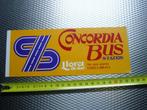 sticker Spanje Concordia Bus Station LLoret de Mar Costa Bra, Verzamelen, Ophalen, Zo goed als nieuw, Bedrijf of Vereniging