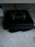 PlayStation 4 met 2 controllers zwart en goud, Original, Met 2 controllers, Gebruikt, Ophalen of Verzenden