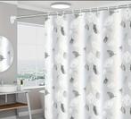 Douchegordijn 80x180 cm – Inclusief 12 Ringen – Waterdicht, Verzenden, Nieuw, Wit, Overige typen
