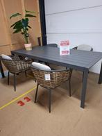 Adana tafel 220x100 + San vito stoel Garden Impressions., Ophalen, 4 zitplaatsen, Tuinset, Eettafel