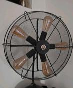 Industriële staande lamp ventilator design, Huis en Inrichting, Lampen | Vloerlampen, Ophalen of Verzenden, Zo goed als nieuw