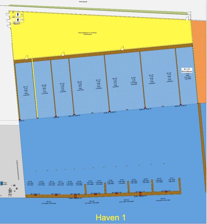 Overdekte ligplaatsen boot (3 stuks), Watersport en Boten, Ligplaatsen, Winter, Lente, Zomer, Herfst, Binnen