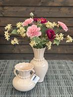 Nieuw! Set Ivory vaasjes incl zijden herfst boeket, Info@colorsenjoy.nl, Overige kleuren, Nieuw, Ophalen of Verzenden