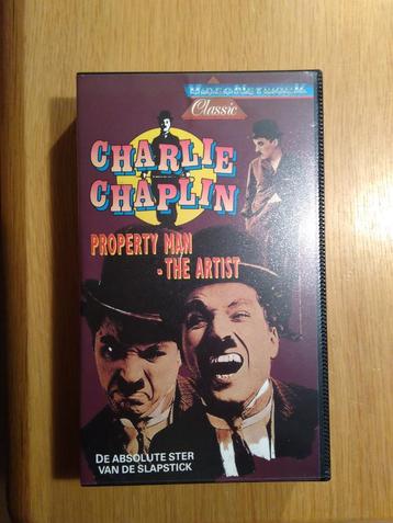 VHS videoband Charlie Chaplin: Property Man / The Artist beschikbaar voor biedingen