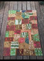 XL Handgemaakt Indiaas wandkleed – kleurrijk & uniek, Gebruikt, Indiaas, Rechthoekig, Overige kleuren