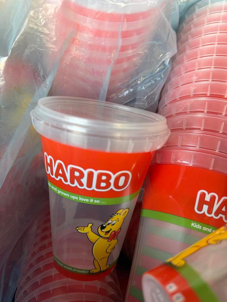 Haribo Bekers -verpakking matetial snack tray bruin blanco, Huis en Inrichting, Keuken | Keukenbenodigdheden, Gebruikt, Ophalen