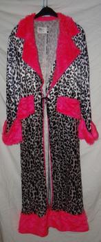 Leuke roze/zwart/witte PANTER/PIMP/FOUTE PARTY jas, Ophalen, Carnaval, Maat 56/58 (XL), Kleding