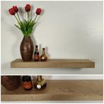 Massief eikenhouten wandplank decoratief schap 56cm zwevend, Houtatelier M.Y., Info@myhoutatelier.nl, Nieuw, Ophalen of Verzenden